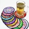 4 Pcs/Set Embroidery Cloth Table Decoration Chinese Style Protective Mat Kitchen Coaster Coffee Cup Pads Placemat Color Random