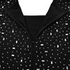European & American Rhinestone Long Sleeve One-Shoulder Women's Dress