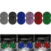 2Pcs Diamond Car Coaster Water Cup Slot Non-Slip Mat Silica Gel Pad Cup Holder Mat Car Gadget Bling Car Accessories for Woman