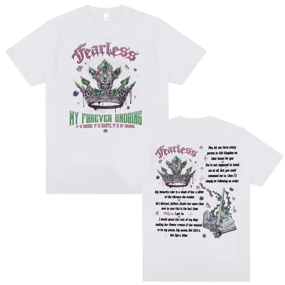 Lauren Roberts romantic novel Powerless 100Cotton Kai Azer graphics Tshirt Unisex Fashion Oversized Casual Short Sleeve shirt