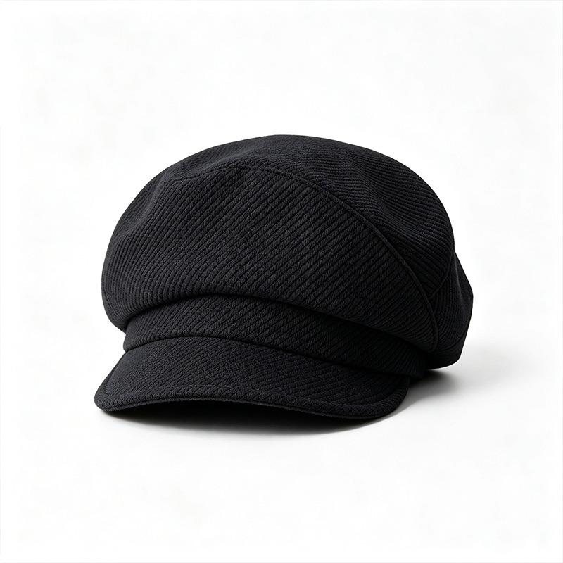 Women S Large Size Face Slimming Vintage Simple Casual Hat For Autumn Winter