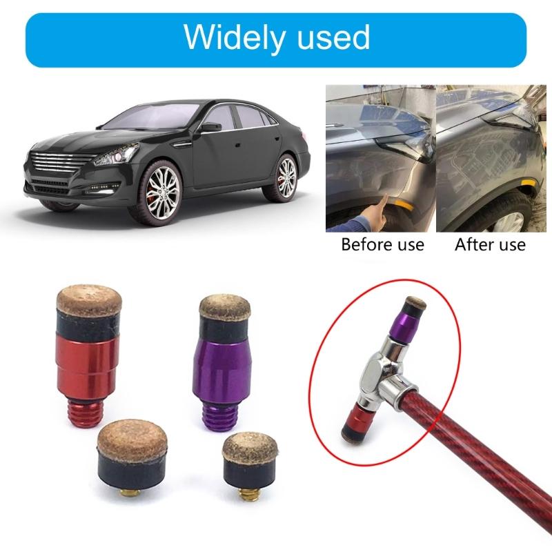 Tap Down Tool Dent Hammer Heads with Tips Pit Removal Hammer Heads Dent Repair Accessories Auto Body Dent Fix Tool