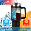 40 Oz Tumbler with Handle and Straw 100% Leak Proof Tumblers Cup Stainless Steel Insulated Travel Coffee Mug for Car Cup Holder