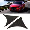 EBTOOLS 2pcs Rear Window Spoiler Side Wing Cover Carbon Fiber Car Replacement Rear Window