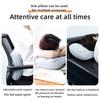 Portable Foldable Inflatable U-Shaped Neck Pillow Lightweight Travel Pillow for Car Airplane Neck Waist Support Cushion