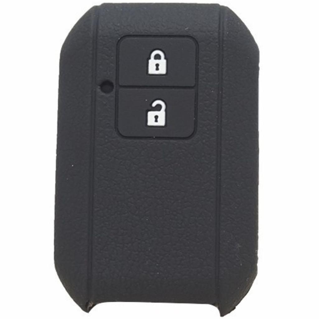 Compatible Suzuki Smart Key Silicone for New Models Wagon and XBEE Black Cover, Case, Scratch-Resistant, Jimny, Sierra, R, Stingray, Swift, (GRmkt),