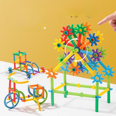 Handmade Straw Building Block Toys Kindergarten Teaching Aids and Educational Construction Area Materials