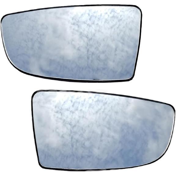 Rearview Mirror Glass BK31-17C718-AB, Driver Side Door Mirror Glass Lower Wing Mirror Glass, Compatible with Ford Transit 2014-2020 MK8 2015-2019 150