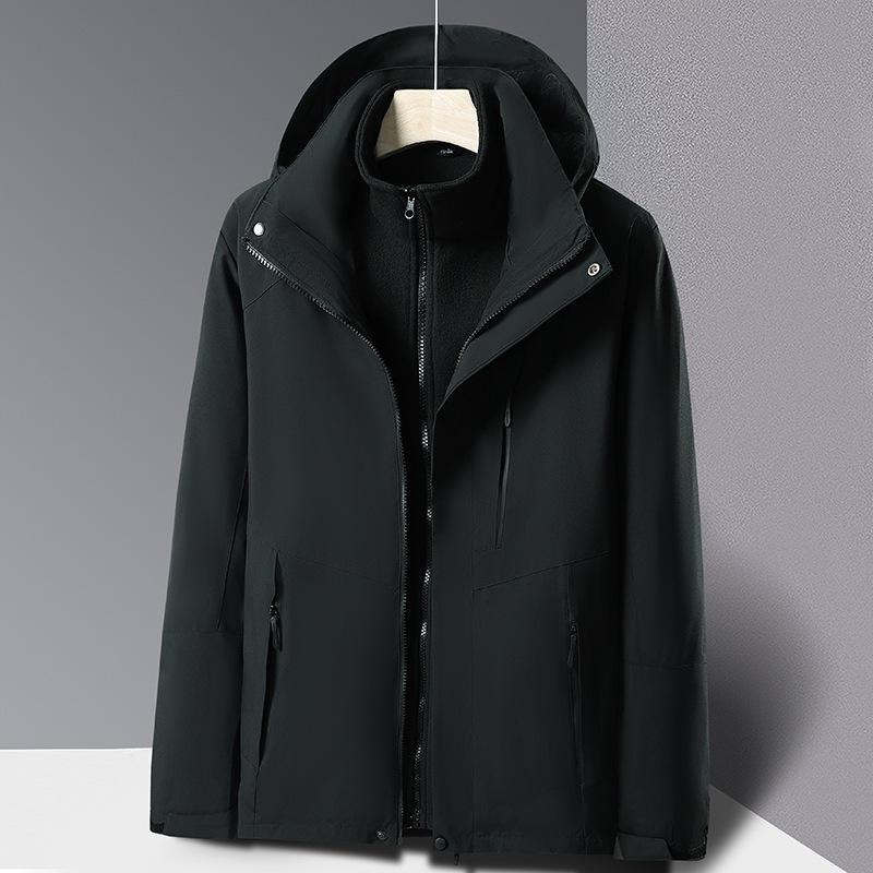 Pierre Cardin Men's 3-in-1 Fleece-Lined Windproof Jacket for Autumn/Winter