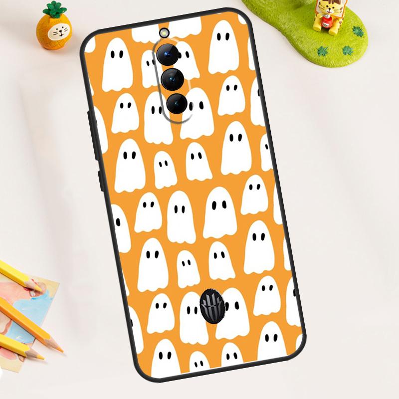 Cute Halloween Ghost Case For ZTE Nubia RedMagic 11 Pro Plus 10 9 8 8S 9S 10S Pro 5G 5S 6 7 6S 7S Pro 11 Air Cover