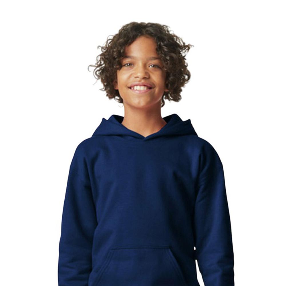 Gildan Childrens/Kids Softstyle Plain Fleece Midweight Hoodie