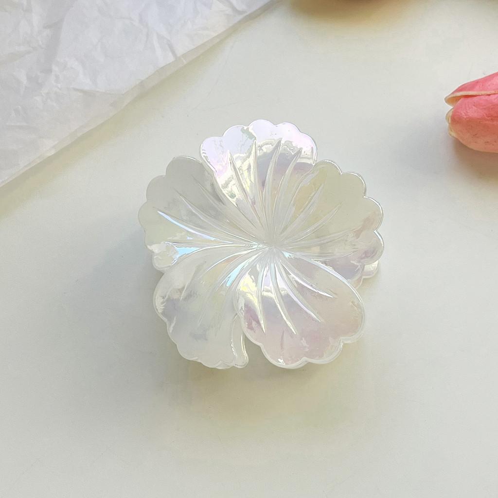New Colorful Flower Hair Clip Women's European and American Fashion Shark Clip Hair Accessories