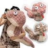 Fluffy Cartoon Stuffed Animal 45-70cm Snake Appease Doll Big Eyes Snake Plush Toys  Home Decor