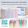 LANGUO 288/9 Colors Acrylic Paint Marker Pens Soft Brush Professional Drawing Pens for Graffiti School Stationery Art Supplies