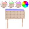 VidaXL LED Headboard Bedroom Furniture Single Bed Accessory Headboard Interior Cappuccino 3121695