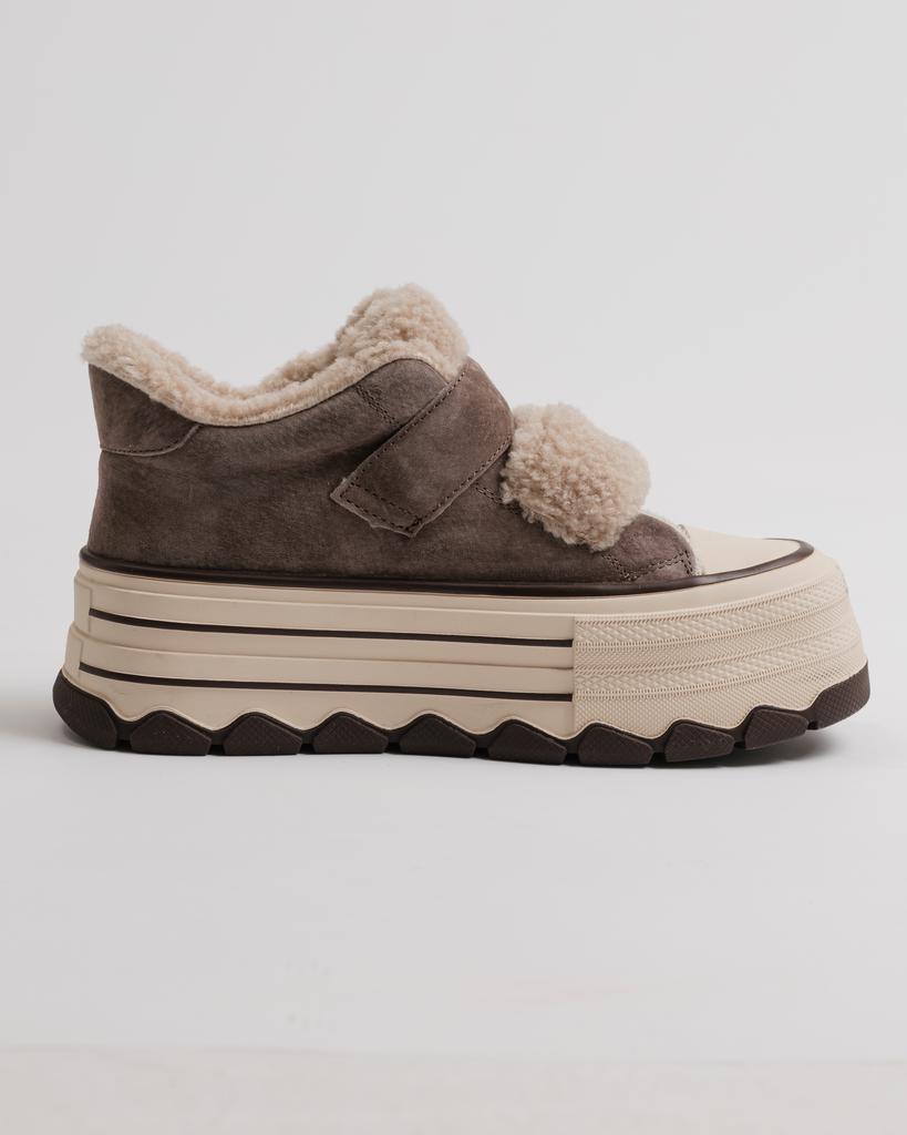 Platform Boots Suny Liana 60500 36 Mink Suede Fur