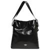 Originals Trefoil Metal Logo Polyurethane Crossbody Shoulder Bag Large Women Bags Black KS5157