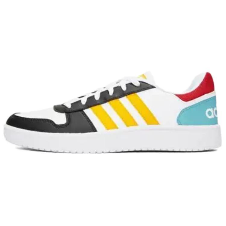 adidas Hoops 2.0 White Black Yellow Men s GY5899 EU 42