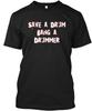 Save A Drum Bang Drummer Tee 100% Cotton T-shirt Mens Tees Top Made In the USA T-Shirt Tee Top Unisex