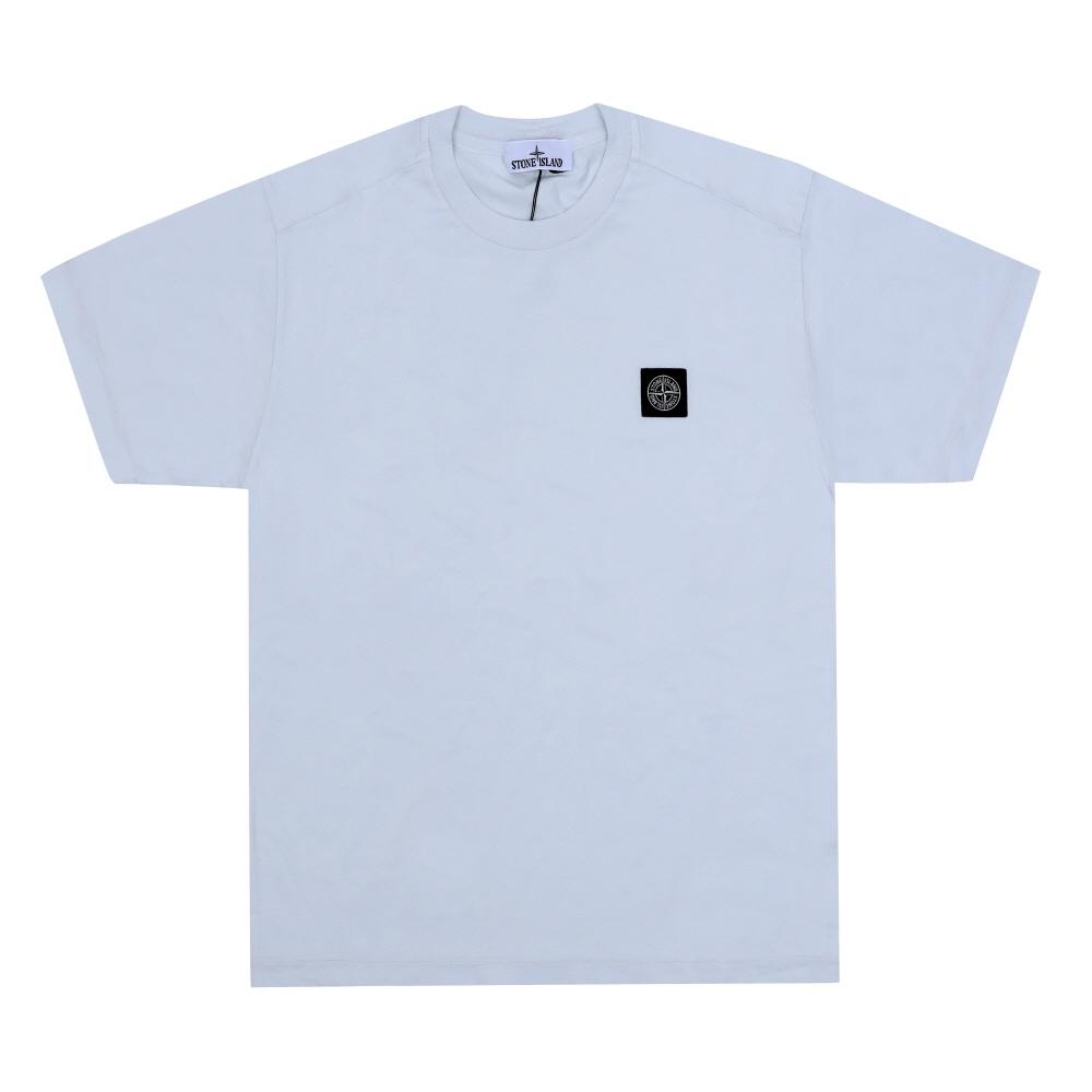STone ISland Мужская футболка с коротким рукавом Мини-нашивка с логотипом S0013 V0041 l1S15 L1S152100027 S0013 V0041 (M)