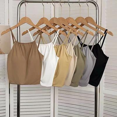 Autumn Padded Chiffon Camisole Tank Top