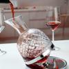 Decanter rotante in cristallo, bicchiere superiore creativo, distributore di vino rosso di alta qualità, brocca, barattolo, regalo, bar, festa, arredamento per la casa, vetreria artistica