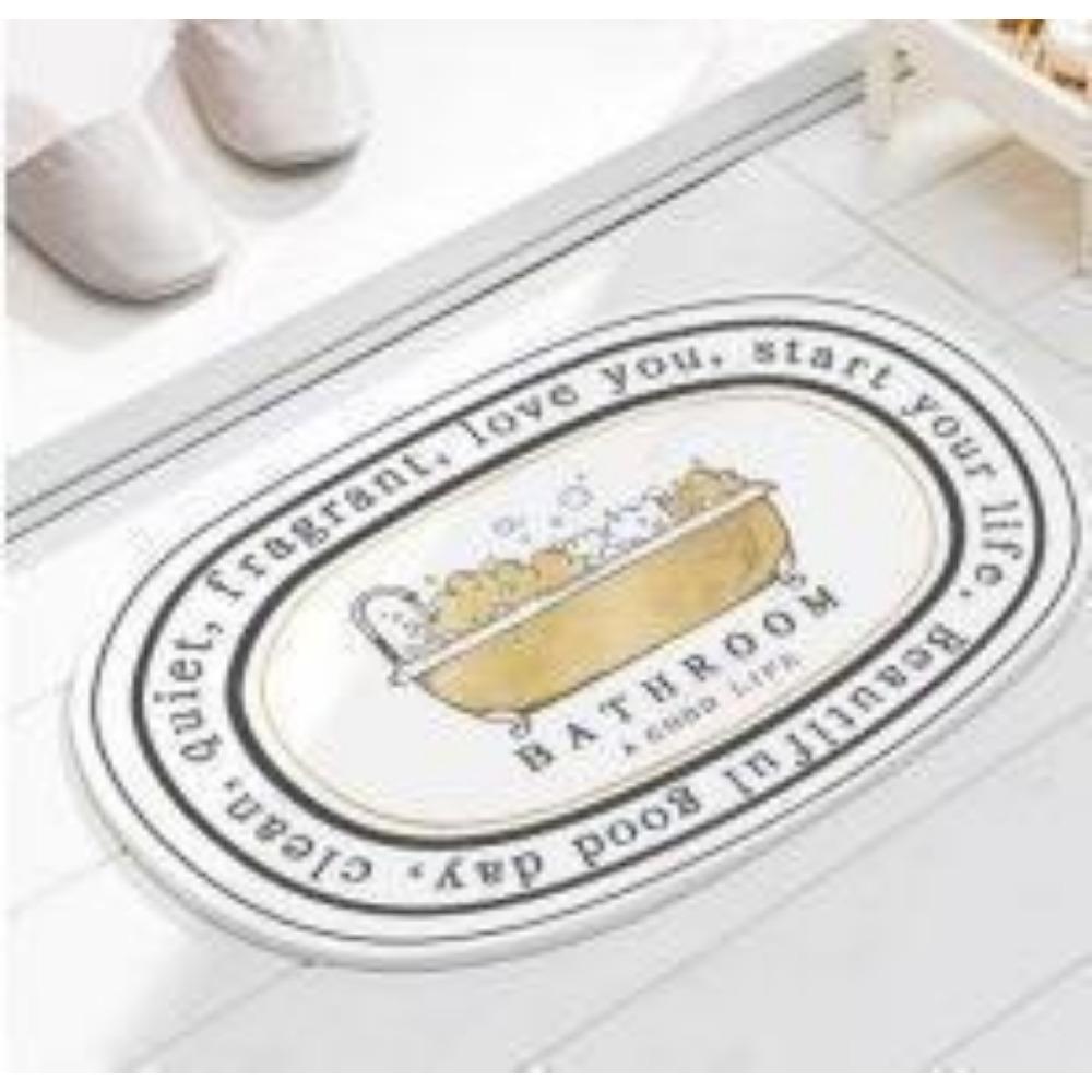 Bathroom Slip-resistant Mat Floor Mat Entry Bathroom Door Moisture-wicking Mat Home Bedroom Carpet Bathroom Slip-resistant Mat