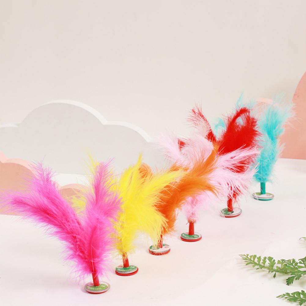 Colorful Feathers Shuttlecock Interactive Games Toys Leg Muscle Strength Body Flexibility Training Fitness Props Fun Gifts For Kids