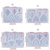 Playing Card Shaped Earring Pendant Mold DIY Keychain Backpack Neckalce Ornament Charm Epoxy Resin Silicone Mold