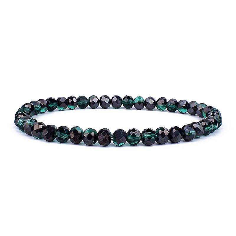 Mini Geslepen Kristal Armband Dames Luxe Kralen Dames Armband Mode 6/8mm 41kleur Kristallen Kralen Armband Vriendschap Sieraden