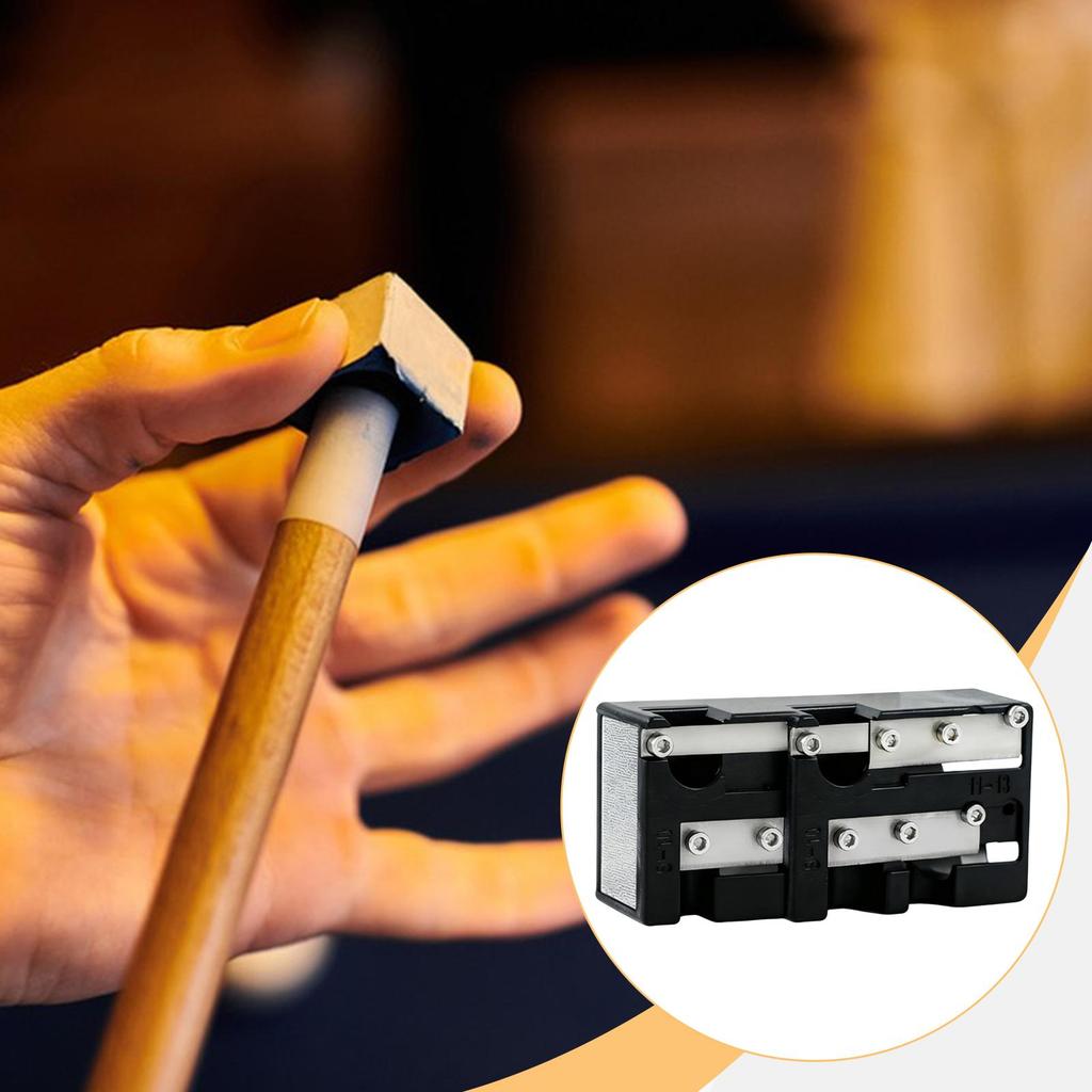 Multi Functional Pool Cue Tip Repairer Compact Billiard Cue Shaper Durable Accessory for Professional and Home Use