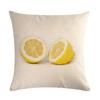 Pineapple Orange Fruit Plant Linen Pillowcase Car Seat Office Cushion Cover Living Room Sofa Decorative Pillowcase 45*45Cm
