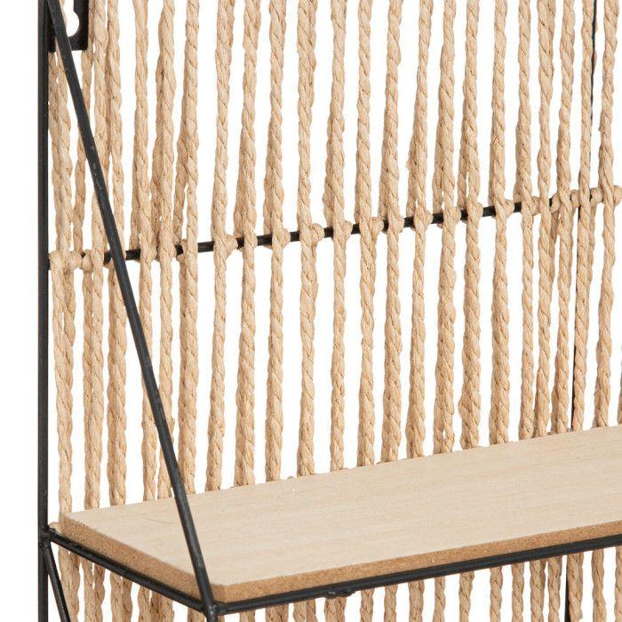 Étagère murale Sofia 48 x 40 cm corde et métal Atmosphera for Kids