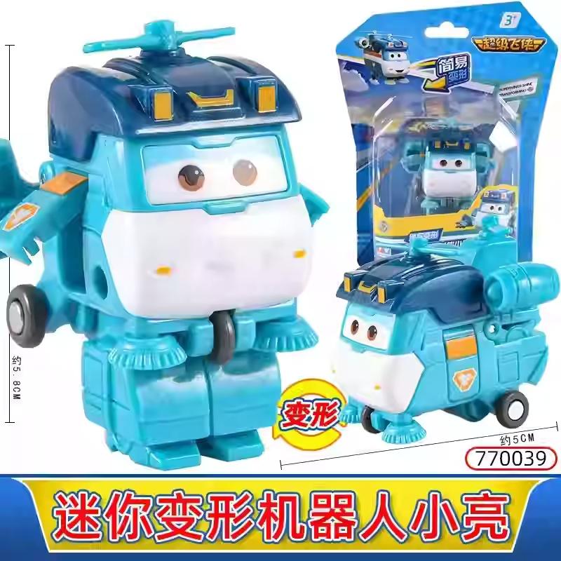 Hot New 36 Types Super Wings 2" Scale Mini Transforming Anime Deformation Plane Robot Action Figures Transformation Kids Toys