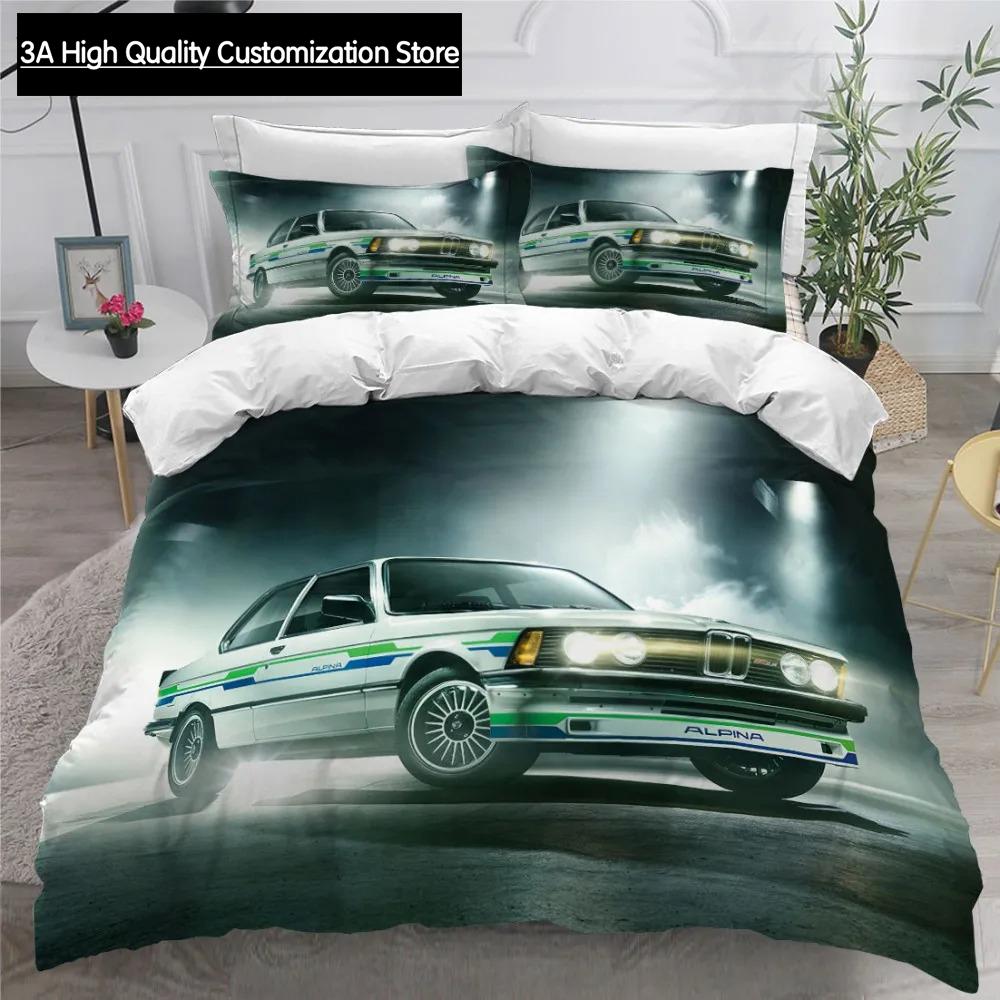 Car Modern Bedding Set Queen King Full Double Duvet Cover And Pillowcase Boys Bed Linens 240x220 Quilt Cover NO Sheet