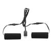 Motorcycles Heated Grip Pads Color-changing Heated Motorbike Handlebar Grip Cover Pad ATV Heated Grip Pad Winter Handle