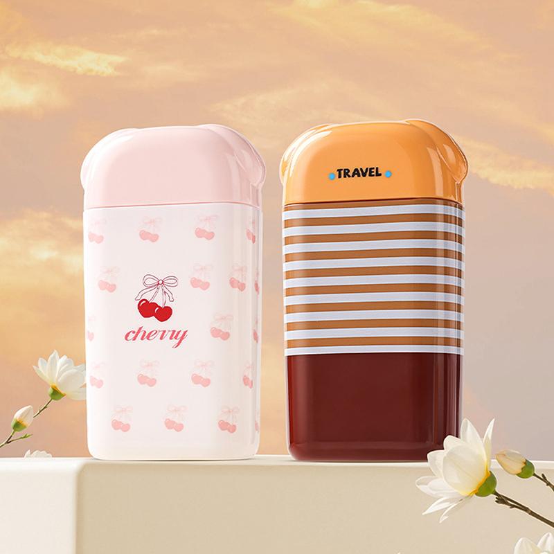1Pc Portable Toothbrush Cup Bathroom Toothpaste Holder Storage Case Box Organizer Travel Toiletries Storage Cup Creative