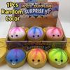 1Pcs Colorful Squeeze Bubble Bun Toy With Steamer, Stress Relief Squishy Emotion Bun, Funny Decompress Toy For Kids & Adults