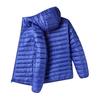 Men Winter Cotton Coat Hooded Long Sleeve Solid Color Lightweight Cotton Jacket with Pockets Cold Weather Outerwear
