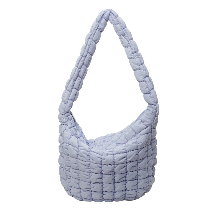 

Fengyun Folded Bag Large Capacity One Shoulder Underarm Women s Bag Trendy Casual Versatile Messenger Tote Bag one size fits all