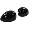 Side Mirror Cover Protector 2pcs Door Mirror Cover Left Right Glossy Black Rear View Mirror Cover Replacement for R55 R56 R57 R58 R59 R60 R61