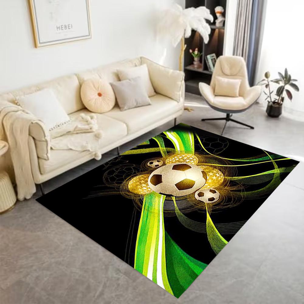 1pc soccer ball rug home carpet design for office decor gift living room bedroom
