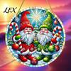 Acrylic Hanging Decorations Christmas Tree Ornaments, Festive Pendants with Lanyard for Holiday Ornaments Party Home Decoration, Indoor Scene