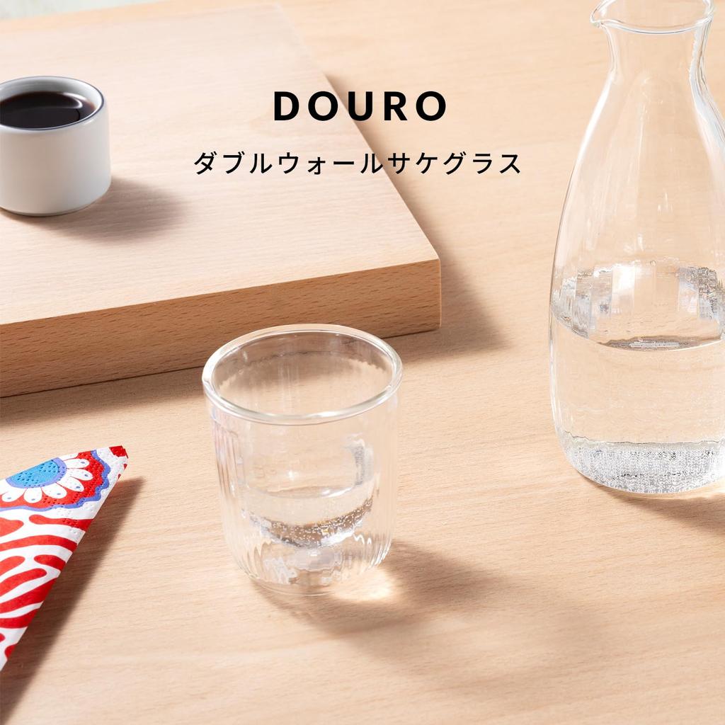 BODUM DOURO Double Wall Sake Glass 145ml Set of 2 Clear [Genuine Product] 12124-10