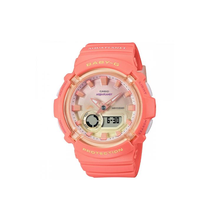 CASIO G-Shock Baby-G BGA280AQ-4A BGA-280AQ-4AJR Coral Powder Watch Dial