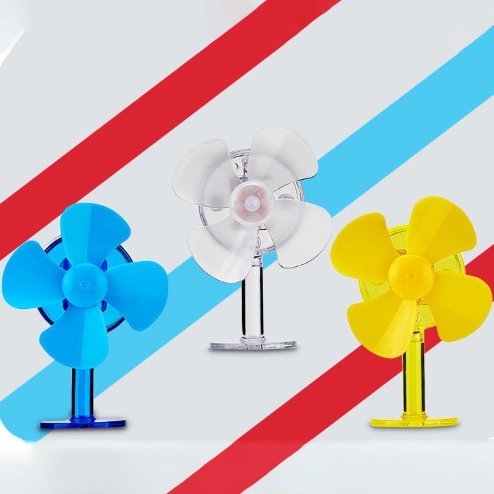 Wind-powered Luminous Wind Energy Fan Ornaments Safe Riding Mini Windmill LED Light  Vehicle