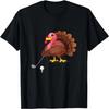 Golf Club Cute Thanksgiving Day Funny Love Golfing Turkey T-Shirt