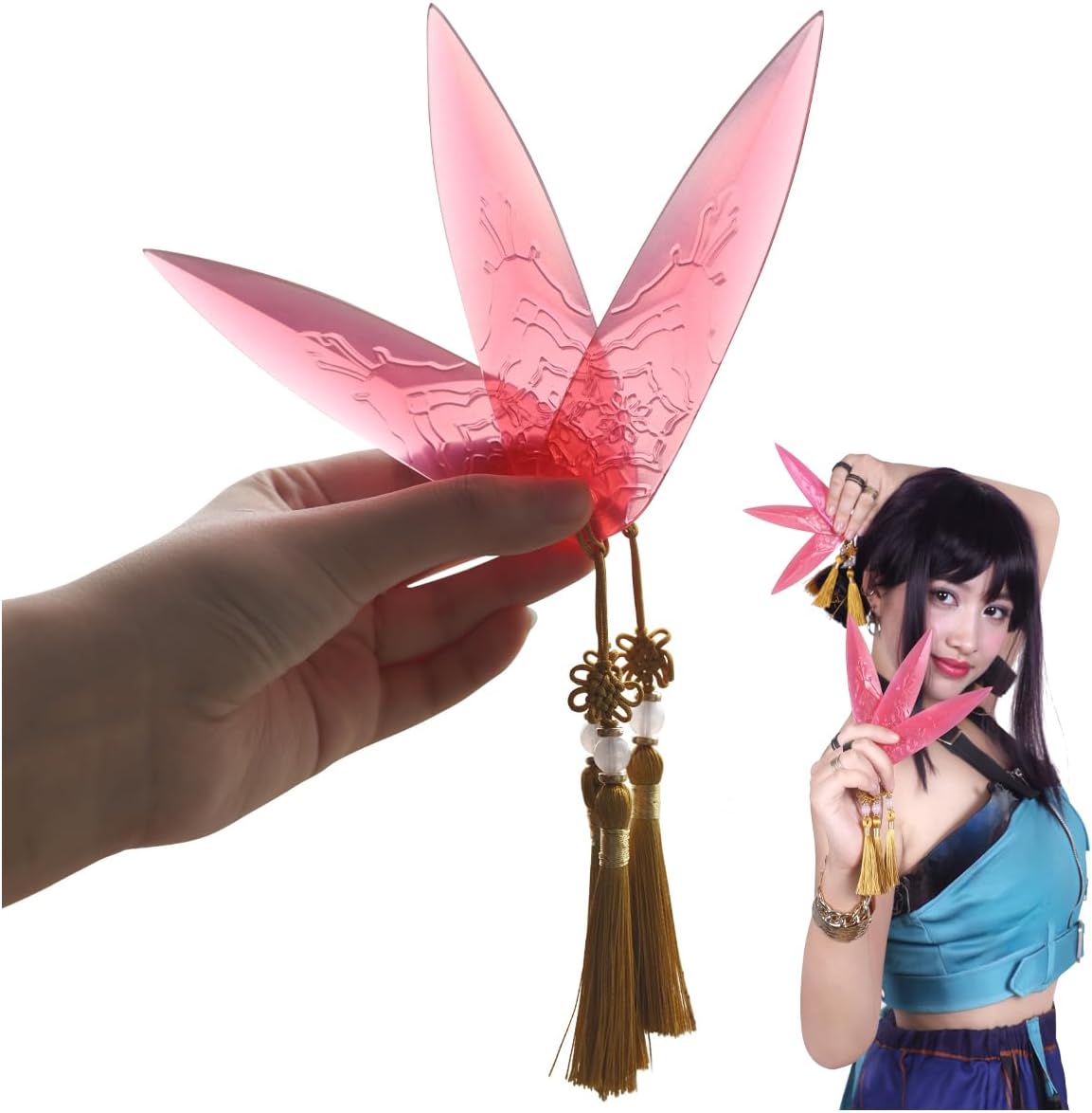 

5 дюймов Мягкий пластик Полупрозрачный Реквизит кинжала Безопасный и Защищенный от порезов для косплея Зои и Хэллоуин-вечеринки