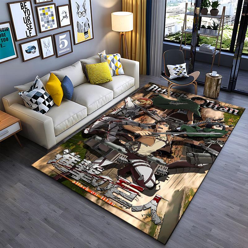 Attack On Titan Anime Print Suitable As a Non-slip Mat for the Living Room or Bedroom Sofa