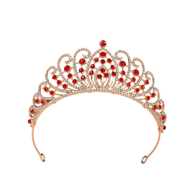 New Crown Tiara for Children Eighteen Year Old Coming of Age Ceremony Princess Crown Bestie Crown  Colored Diamonds